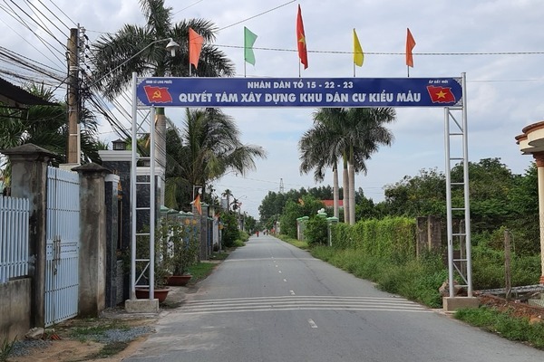 Long Phước đạt chuẩn nông thôn mới nâng cao