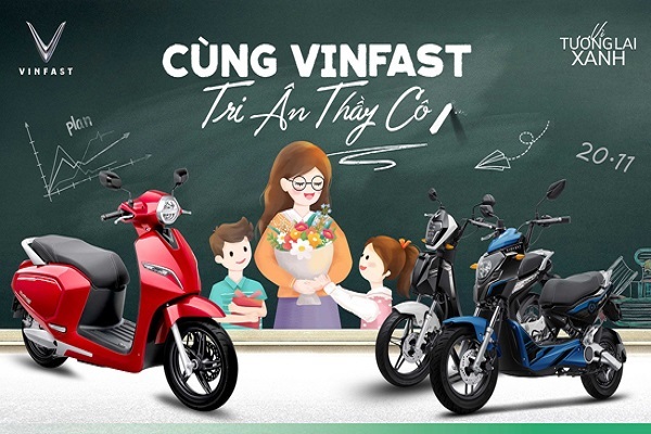 VinFast tặng quà tri ân thầy cô dịp 20/11