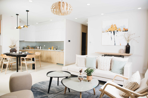 Căn hộ cao cấp sắp bàn giao hút khách