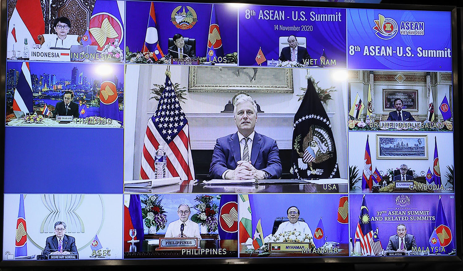 Cố vấn An ninh quốc gia thay Tổng thống Trump dự hội nghị ASEAN - Mỹ