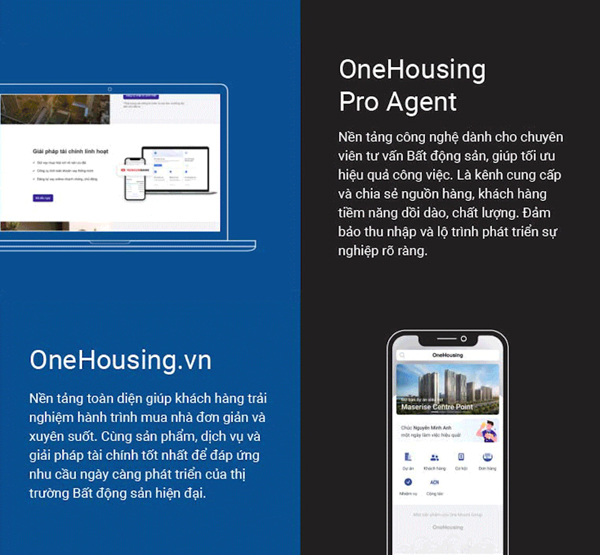 OneHousing - nền tảng mua nhà toàn diện từ trực tuyến tới trực tiếp