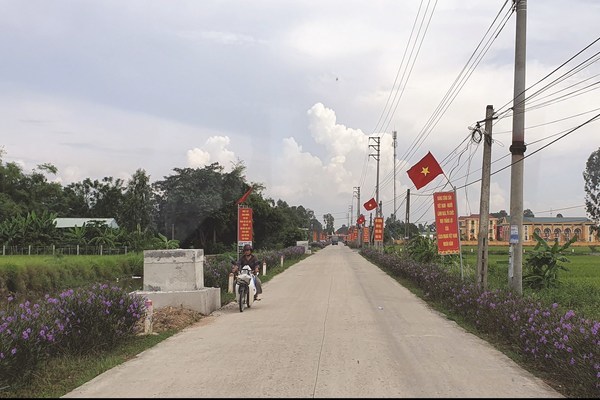 Lý Nhân phấn đấu đạt chuẩn nông thôn mới nâng cao