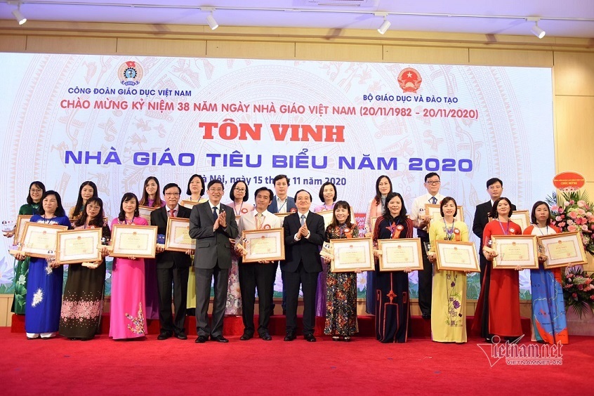 Tôn vinh 183 nhà giáo tiêu biểu năm 2020