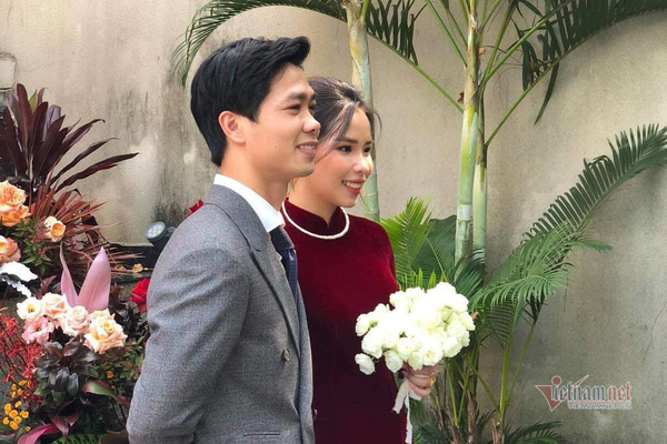 Hé lộ hình ảnh đầu tiên lễ cưới Công Phượng - Viên Minh