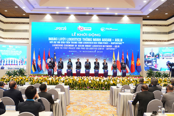 Thủ tướng Việt Nam - Singapore khởi động Mạng lưới Logistics thông minh ASEAN