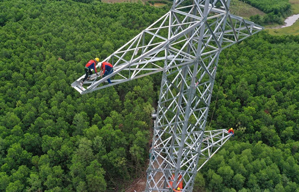 Major power line suffers multiple setbacks