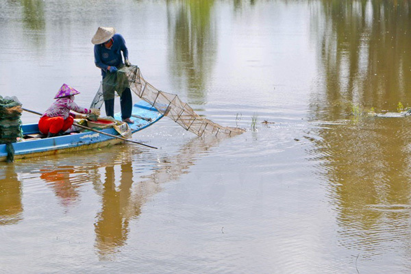 A day in Hau Giang Province during wet season