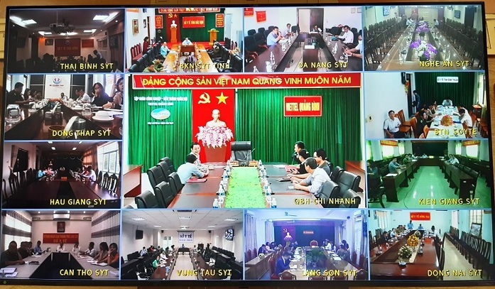 Phòng chống dịch COVID-19: Hội nghị trực tuyến hướng dẫn sử dụng phần mềm quản lý người nhập cảnh