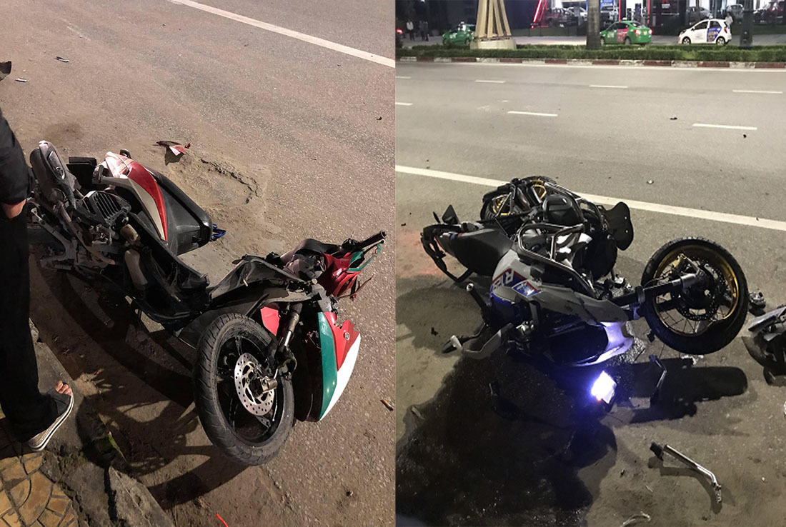 Mô tô phân khối lớn va chạm với xe máy khiến 1 người tử vong - VietNamNet