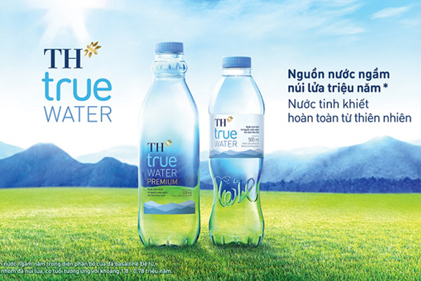 TH true WATER - Khai thác nguồn nước từ lòng núi lửa triệu năm