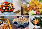Unique bouquets made using wide range of food