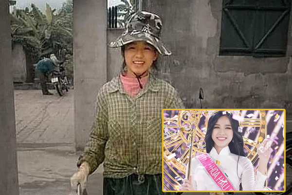 Ảnh tân Hoa hậu Đỗ Thị Hà lấm lem đi cấy gây sốt trên mạng