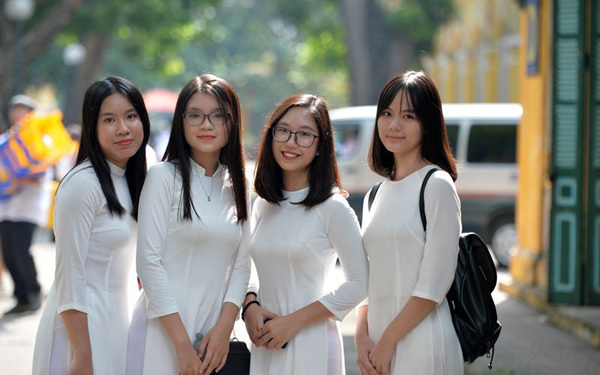 Beauty of the school named after Vietnam's famous pedagogue Chu Van An