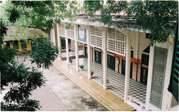 Beauty of the school named after Vietnam's famous pedagogue Chu Van An