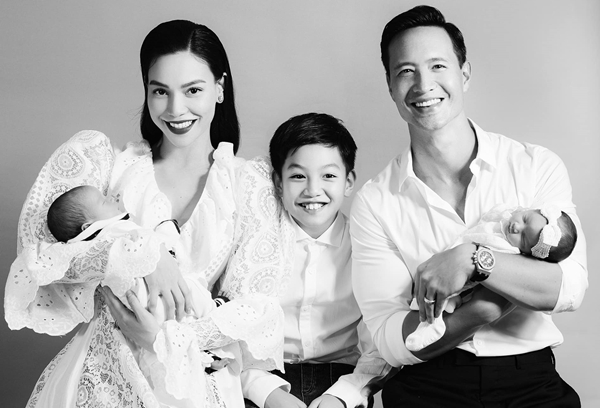 Hồ Ngọc Hà hạnh phúc bên Kim Lý cùng 3 con nhân dịp sinh nhật tuổi 36