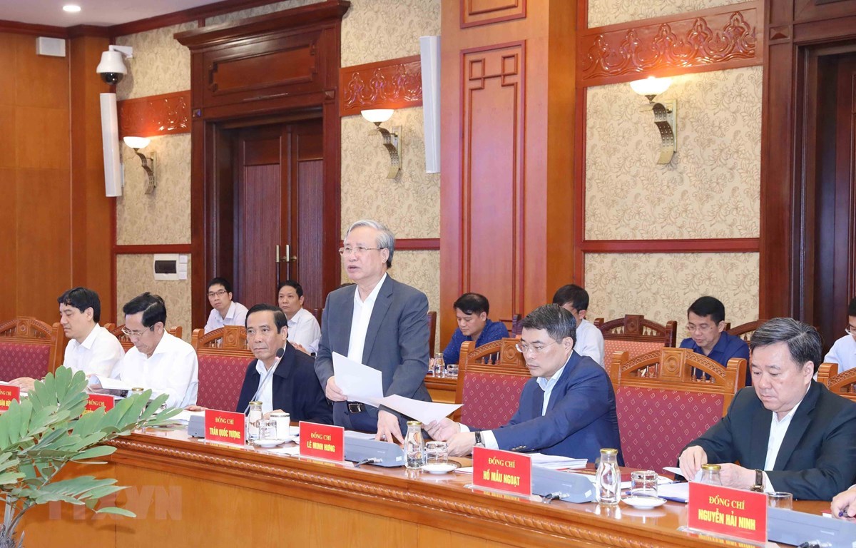 Cần đảm bảo tiến độ chuẩn bị phục vụ Đại hội XIII của Đảng