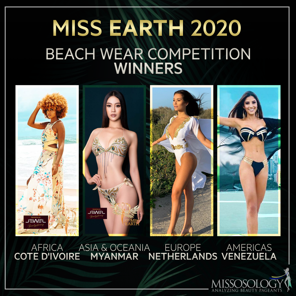 Lộ diện top 4 mỹ nhân mặc áo tắm đẹp nhất Hoa hậu Trái đất 2020