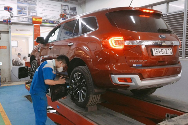 Hải Phòng Ford giảm 40% dịch vụ căn chỉnh thước lái