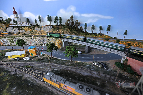 Coffee shop with unique traffic mock-up