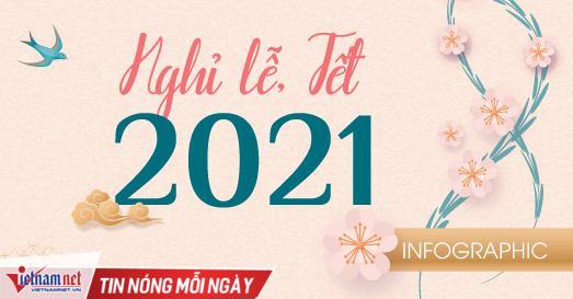 19 ngày nghỉ lễ, Tết năm 2021