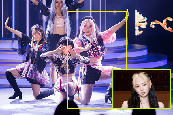 Long Chun gây cười vì hóa thân to gấp 3 lần Jennie của BlackPink