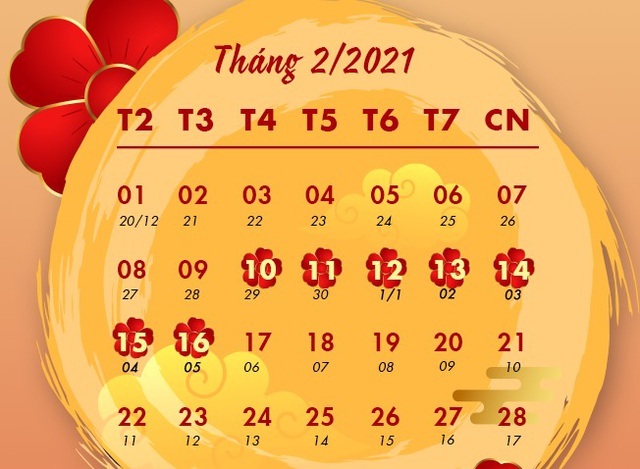 Seven-day holiday for Lunar New Year 2021 approved