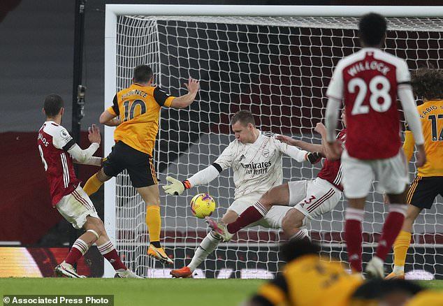 Kết quả Arsenal 1-2 Wolves: Pháo thủ thua trận thứ 3 liên tiếp