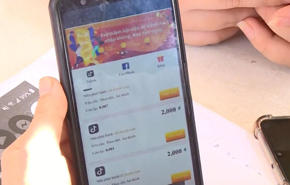 Lật tẩy chiêu dụ người tham gia của 'bánh vẽ' dự án kiếm tiền trên TikTok