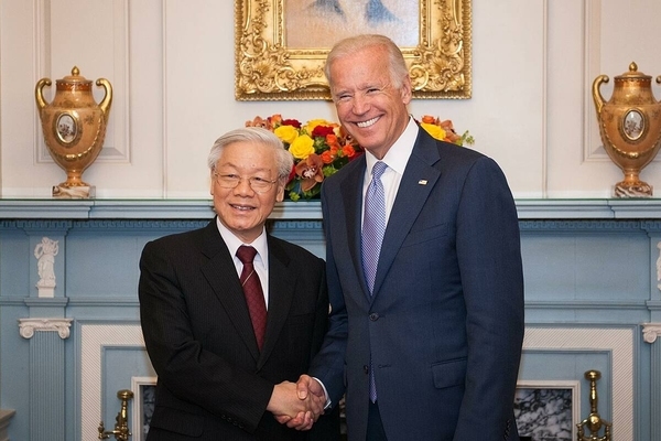 Lãnh đạo Việt Nam gửi điện mừng Tổng thống đắc cử Mỹ Joe Biden