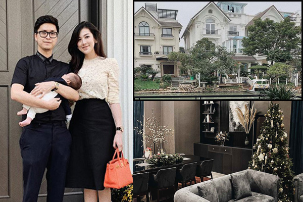 Bên trong căn biệt thự sang trọng của á hậu Tú Anh và chồng thiếu gia