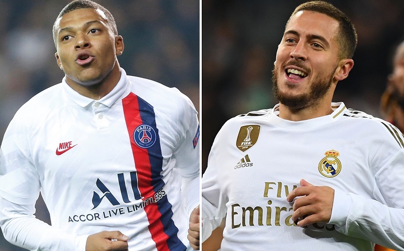 Real Madrid dùng Hazard ký Mbappe, Mourinho sốt vó