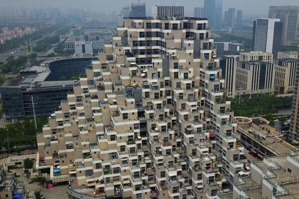 Vẻ độc đáo của những chung cư ‘kim tự tháp’ ở Trung Quốc