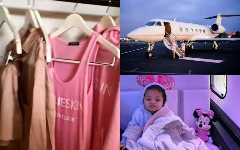 Bên trong phi cơ riêng màu hồng trị giá 72,8 triệu USD của Kylie Jenner