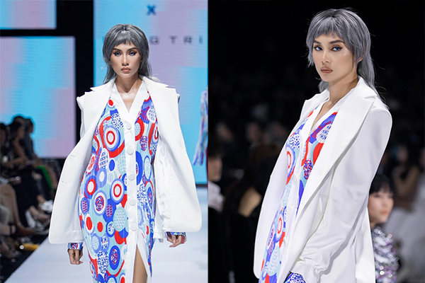 Siêu mẫu Võ Hoàng Yến khoe dáng cùng biểu cảm sắc lạnh