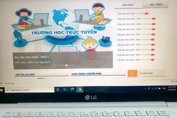 Trường học Sài Gòn ứng phó nhanh với dạy học trực tuyến