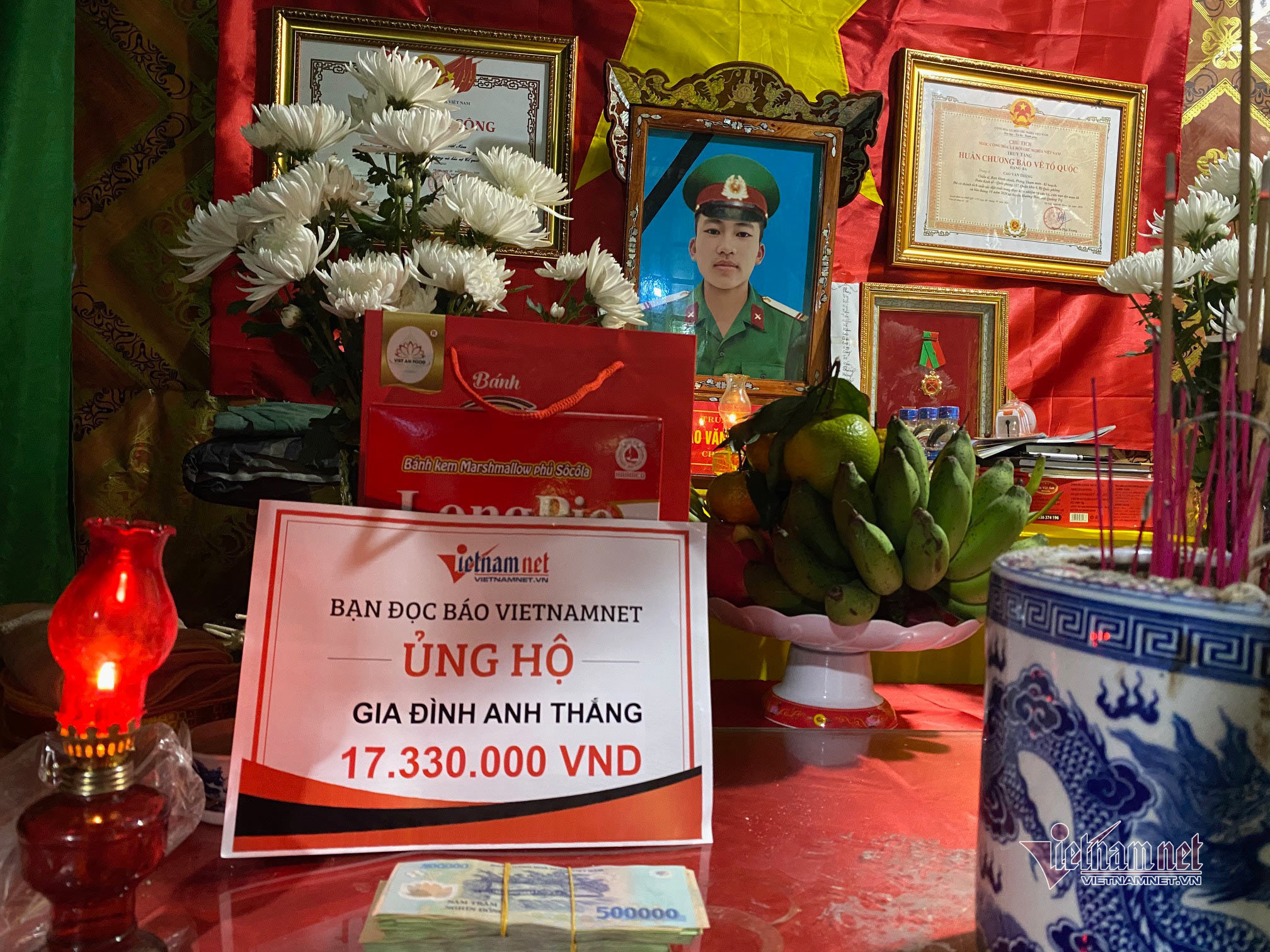 Báo VietnamNet trao hơn 200 triệu cho 4 hoàn cảnh ở Hà Tĩnh