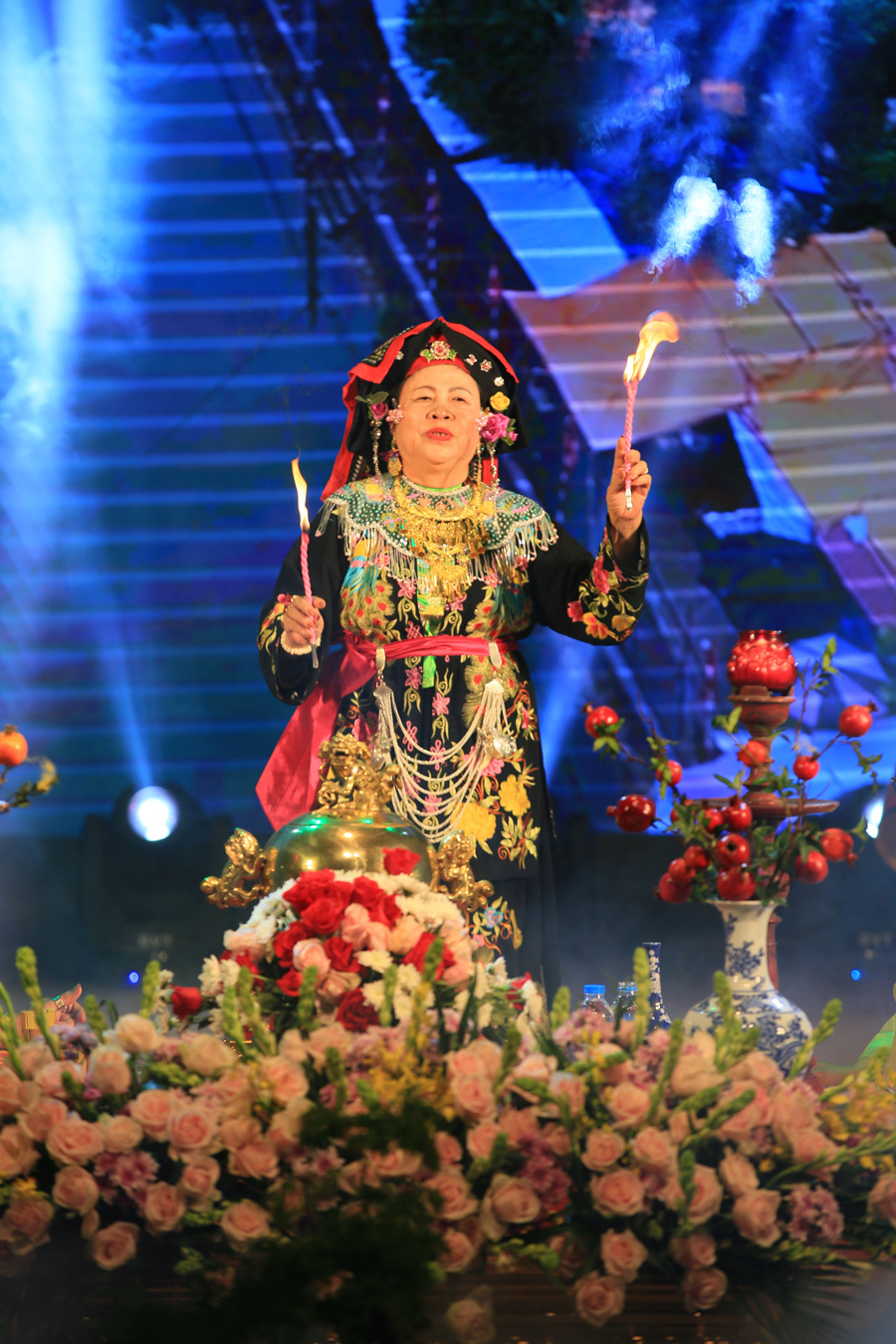Nhiều nghệ nhân tham gia liên hoan nghệ thuật diễn xướng chầu văn