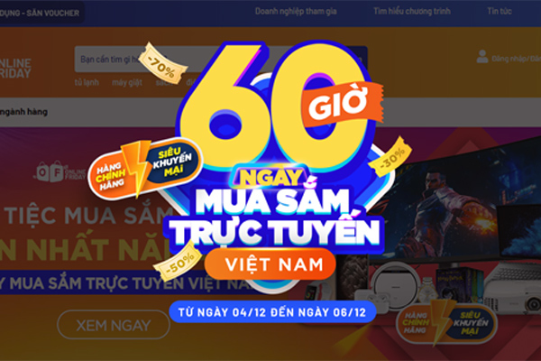 Hơn 3,7 triệu đơn hàng trong ‘60 giờ mua sắm trực tuyến Việt Nam’