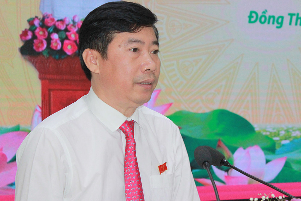 Ông Phạm Thiện Nghĩa được bầu làm Chủ tịch UBND tỉnh Đồng Tháp