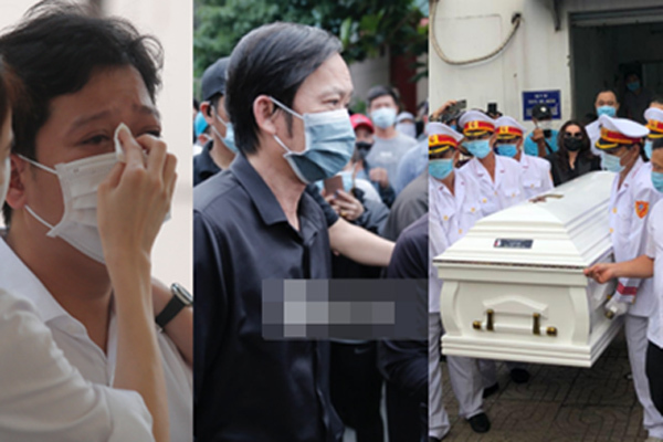 Vợ chồng Trường Giang suy sụp, NS Hoài Linh thất thần trong tang lễ nghệ sĩ Chí Tài
