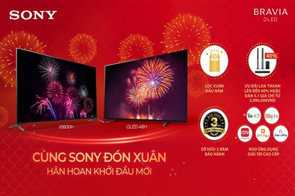 Sony khuyến mãi đặc biệt mùa Tết