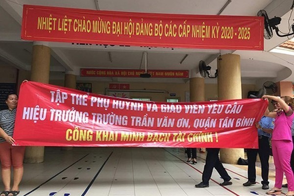 TP.HCM: Hiệu trưởng cho bỏ ngoài sổ sách 735 triệu tiếp tục bị đình chỉ