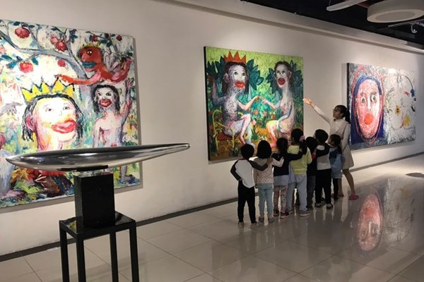 100 tác phẩm trưng bày tại Long Biên Art Fair