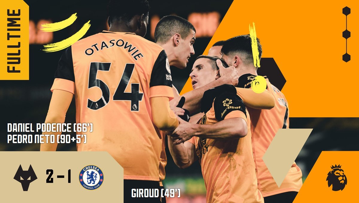 Kết quả Wolves vs Chelsea, Kết quả bóng đá Anh