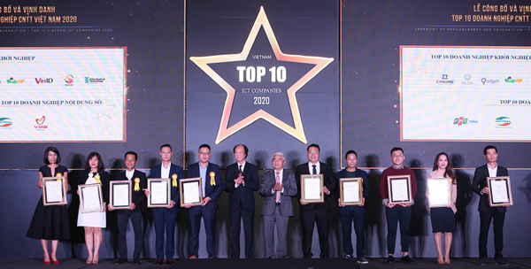 VinID nhận cú đúp giải thưởng ‘Top 10 doanh nghiệp ICT Việt Nam 2020’