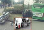Va chạm với xe buýt, một người tử vong tại chỗ ở Hà Nội