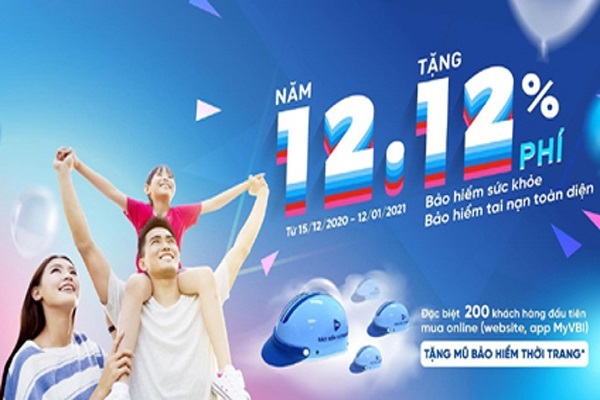 VBI ưu đãi 12% phí bảo hiểm mừng sinh nhật 12 tuổi