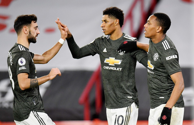 Rashford rực sáng, MU ngược dòng hạ Sheffield Utd