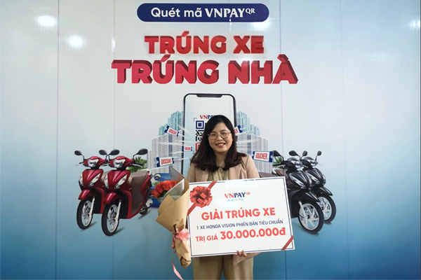 Thanh toán bằng VNPAY-QR, ‘săn’ cơ hội trúng căn hộ cao cấp