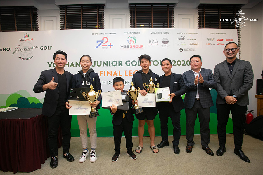 Đoàn Uy vô địch toàn hệ thống giải golf trẻ Hà Nội